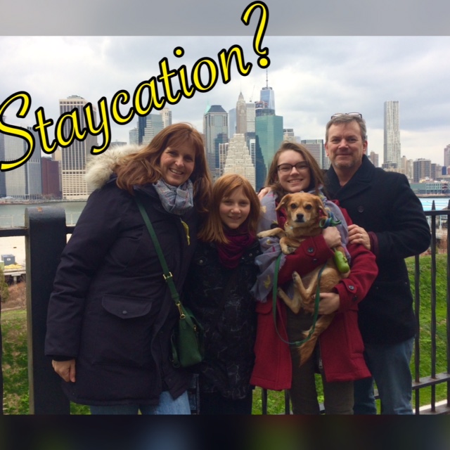 family photo nyc staycation
