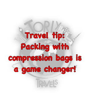 travel tip compression bags