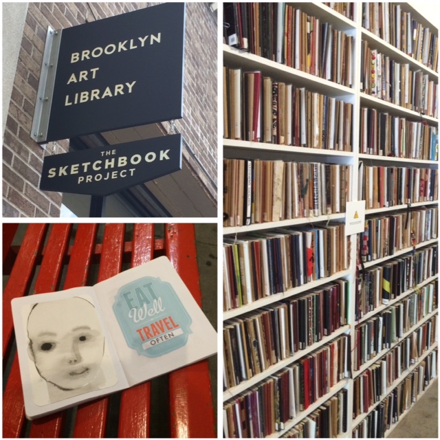 The Sketchbook Library in Williamsburg