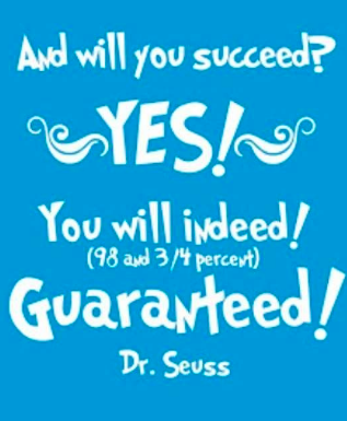 dr seuss quote will you succeed?