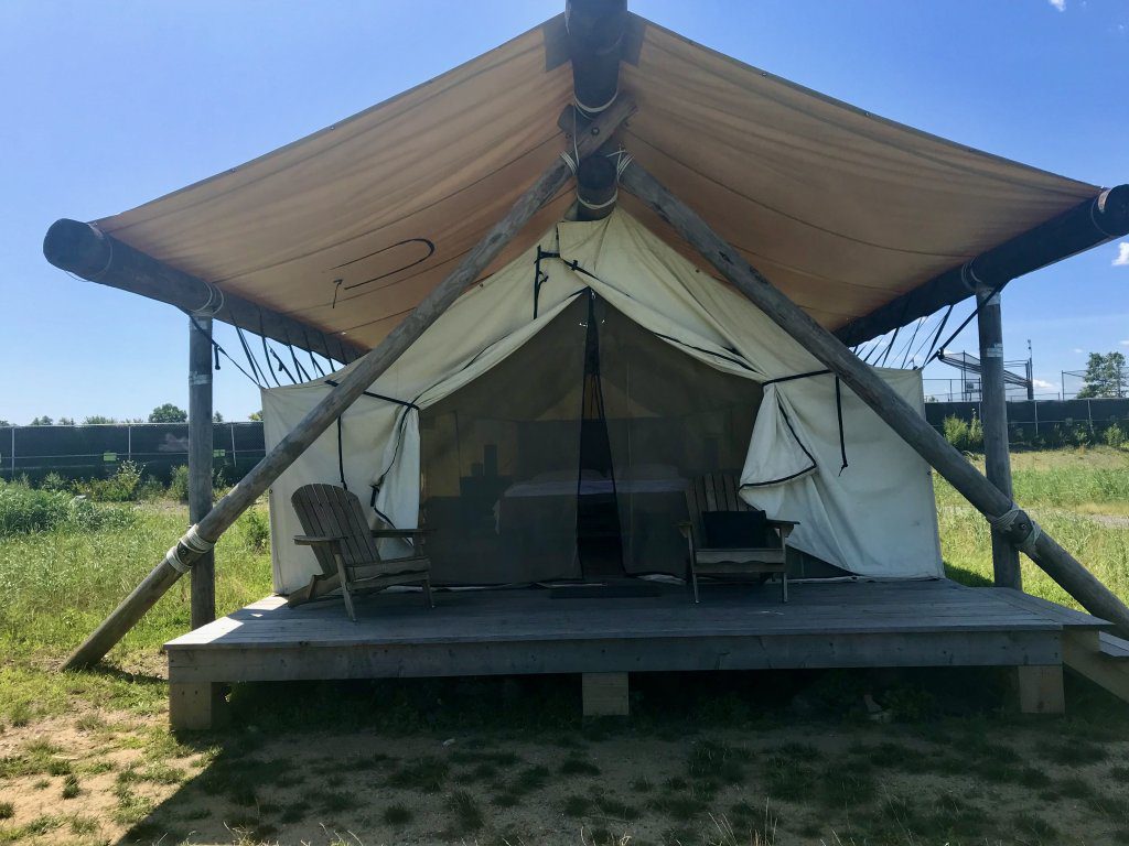 Glamping on Governors Island
