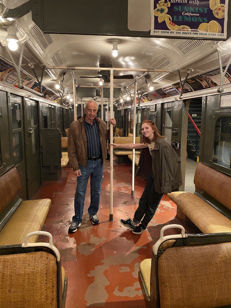 NY Transit Museum subway car