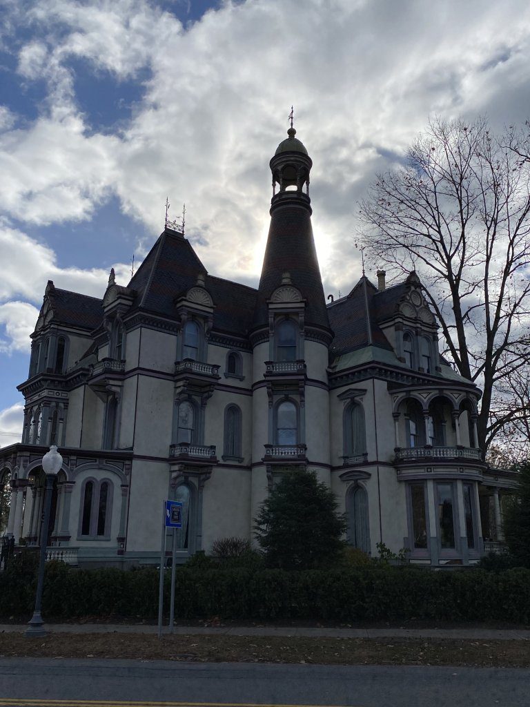 Spooky Batcheller Mansion in Saratoga Springs.